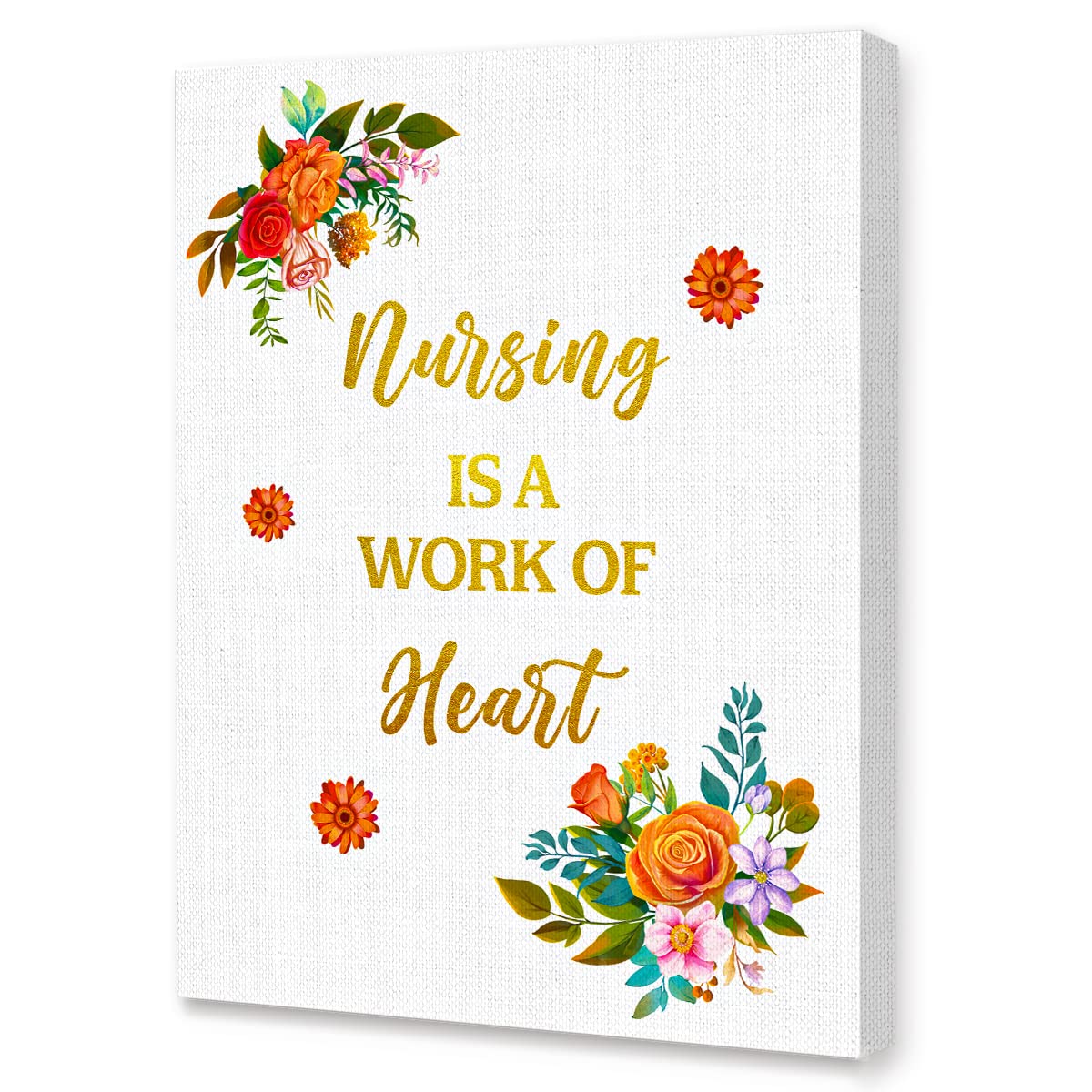 Amazon.com: LISTNGBO Motivational Nurse Canvas Art, Nursing Office